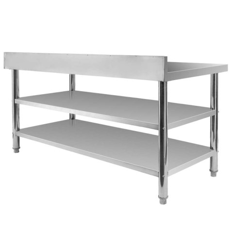Stół przyścienny inox 2 półki X Standard 160x70x85 MTP006871