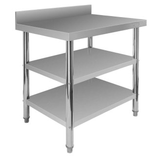 Stół przyścienny inox 2 półki X Standard 80x70x85 MTP006866