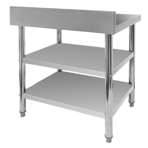 Stół przyścienny inox 2 półki X Standard 80x70x85 MTP006866