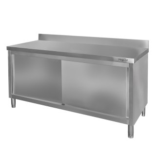 Stół przyścienny inox z szafką 160x70x85 do kuchni MTP005127
