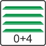 Witryna chłodnicza 1 drzwiowa 240l Diego i54 LED czarna MTP006344