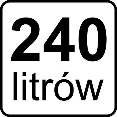 Witryna chłodnicza 1 drzwiowa 240l Diego i54 LED czarna MTP006344