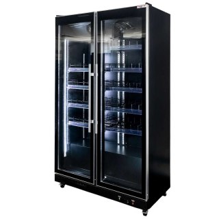 Witryna chłodnicza 2 drzwiowa 800l Diego R112 Prestige black LED MTP006352