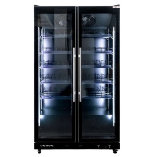 Witryna chłodnicza 2 drzwiowa 800l Diego R112 Prestige black LED MTP006352