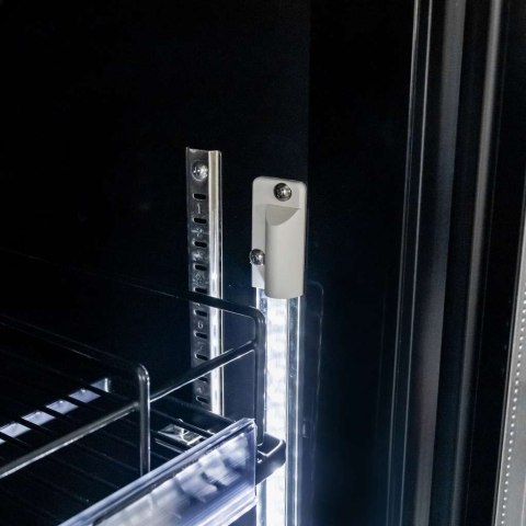 Witryna chłodnicza 2 drzwiowa 800l Diego R112 Prestige black LED MTP006352