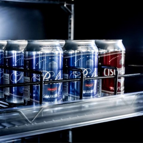 Witryna chłodnicza 2 drzwiowa 800l Diego R112 Prestige black LED MTP006352