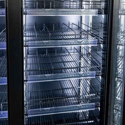 Witryna chłodnicza 3 drzwiowa 1200l Diego R168 Prestige black LED MTP006354