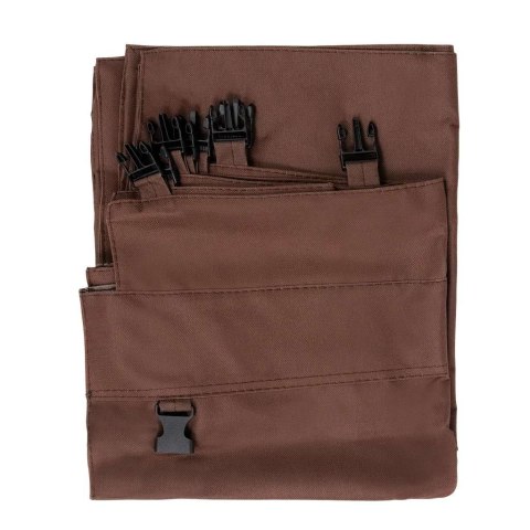 Worek na pranie do wózka hotelowego 2 komory szaro brązowy MTP006703