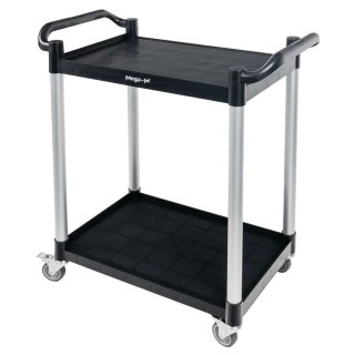 Wózek kelnerski 80x40x95 2 półki tworzywo do gastronomii MTP006705