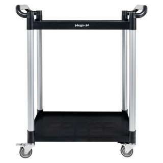 Wózek kelnerski 80x40x95 2 półki tworzywo do gastronomii MTP006705