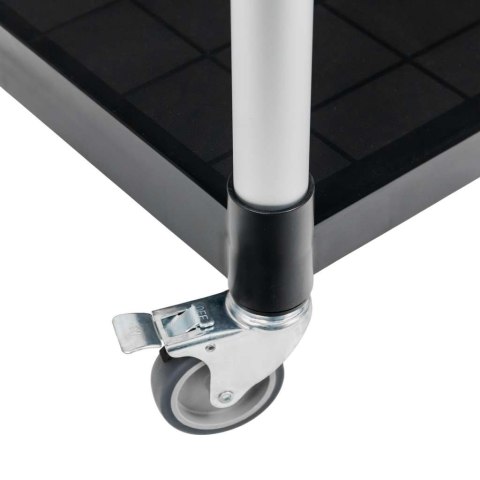 Wózek kelnerski 80x40x95 2 półki tworzywo do gastronomii MTP006705