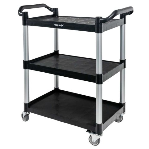 Wózek kelnerski 80x40x95 3 półki z tworzywa do kuchni MTP006706