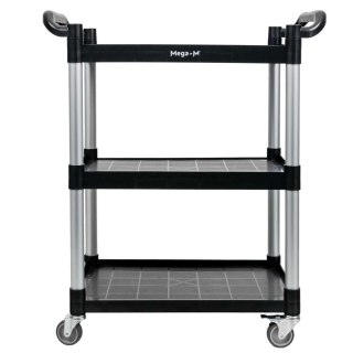 Wózek kelnerski 80x40x95 3 półki z tworzywa do kuchni MTP006706