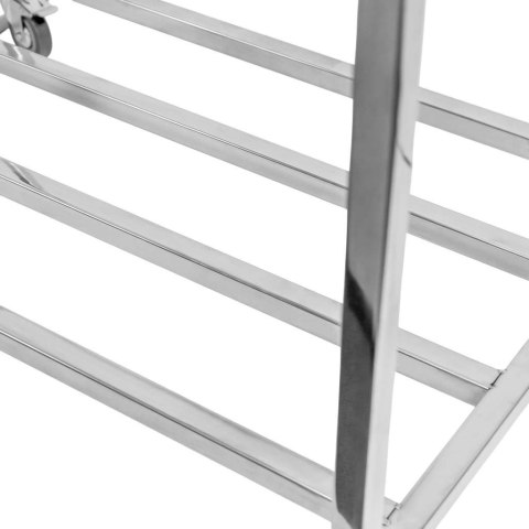 Wózek hotelowy na pranie 2 komory 90x65x85 szaro brązowy MTP006698