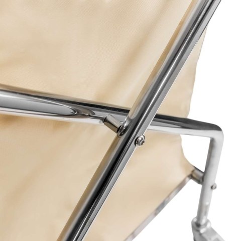 Wózek hotelowy na pranie składany 62x60x95 beżowy MTP006694