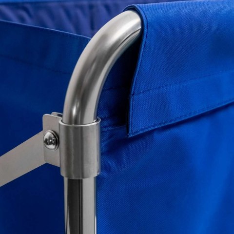 Wózek hotelowy na pranie składany 86x65x80 niebieski MTP006696