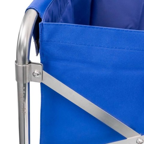 Wózek hotelowy na pranie składany 86x65x80 niebieski MTP006696