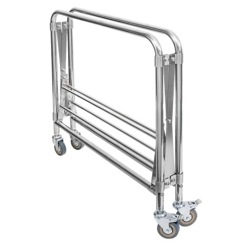 Wózek hotelowy na pranie składany 86x65x80 niebieski MTP006696