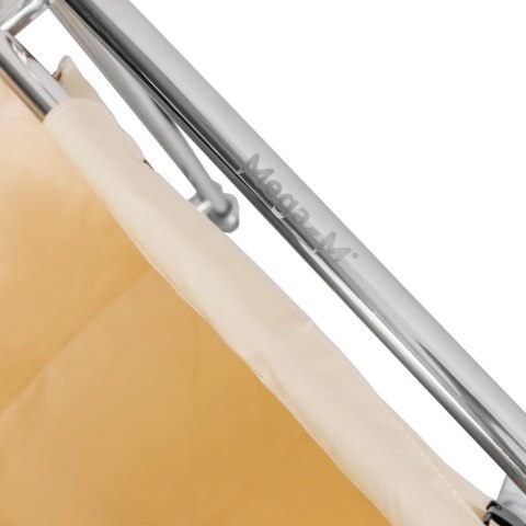 Wózek hotelowy na pranie 88x54x89 beżowy serwis piętrowy MTP006695