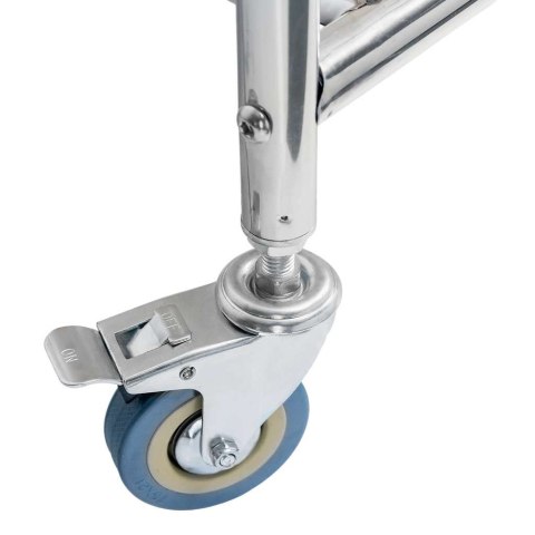 Wózek hotelowy na pranie 88x54x89 beżowy serwis piętrowy MTP006695