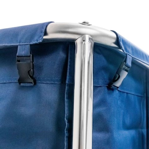 Wózek hotelowy na pranie 90x65x83,5 niebieski housekeeping MTP006697