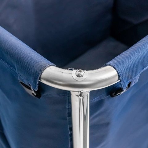 Wózek hotelowy na pranie 90x65x83,5 niebieski housekeeping MTP006697