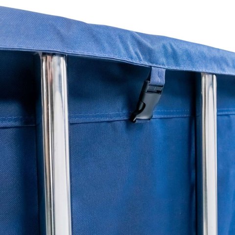 Wózek hotelowy na pranie 90x65x83,5 niebieski housekeeping MTP006697