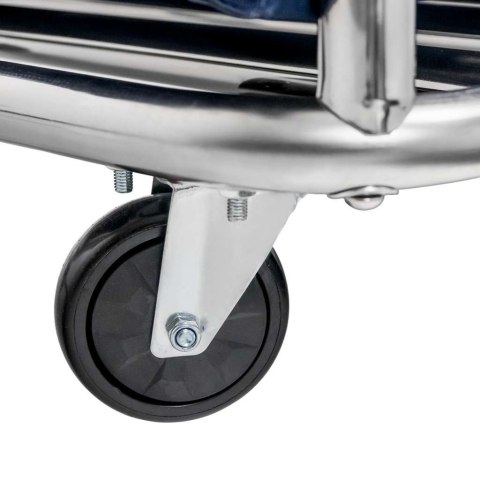 Wózek hotelowy na pranie 90x65x83,5 niebieski housekeeping MTP006697