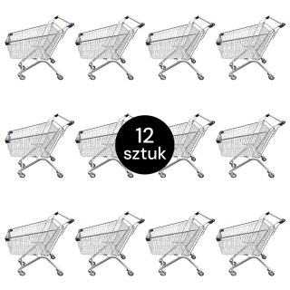 Wózek sklepowy YR 95l szerokość 50 cm zestaw 12 sztuk MPP001510