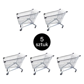 Wózek sklepowy YR 150l szerokość 54 cm zestaw 5 sztuk MPP001485