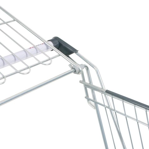 Wózek sklepowy YR 150l szerokość 54 cm pojedynczy MTP006301