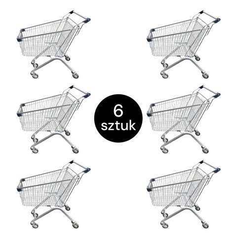 Wózek sklepowy YR 95l szerokość 50 cm zestaw 6 sztuk MPP001509