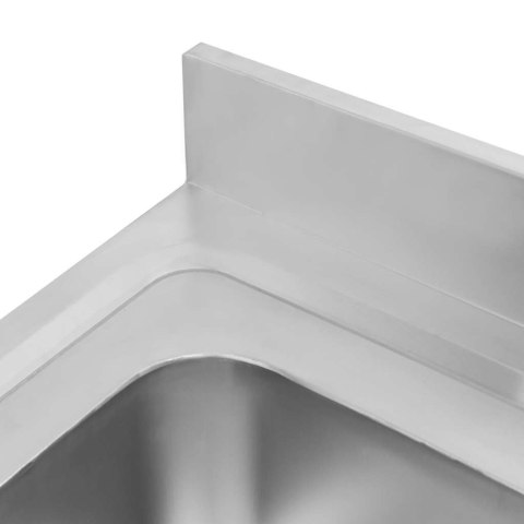 Zlew gastronomiczny 1 komora z maskownicą półką syfon 60x70x85 MTP005168