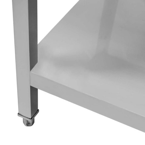 Zlew gastronomiczny 1 komora z maskownicą półką syfon 60x70x85 MTP005168