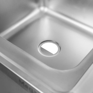 Zlew gastronomiczny spawany prawostronny z szafką 120x60x85 stal nierdzewna MTP005145