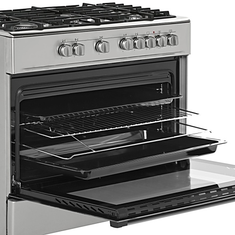 Kuchenka gazowa 5-palnikowa z piekarnikiem elektrycznym KWGE-K90A Cheff