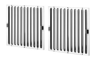 Przyścienny okap gastronomiczny skręcany bez oświetlenia 1005x1000 mm Hendi 220986