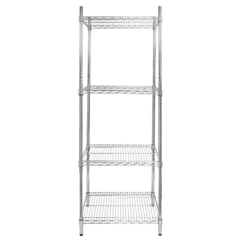 Regał gastronomiczny druciany chromowany 4 półki 60x60x180 MTP006911