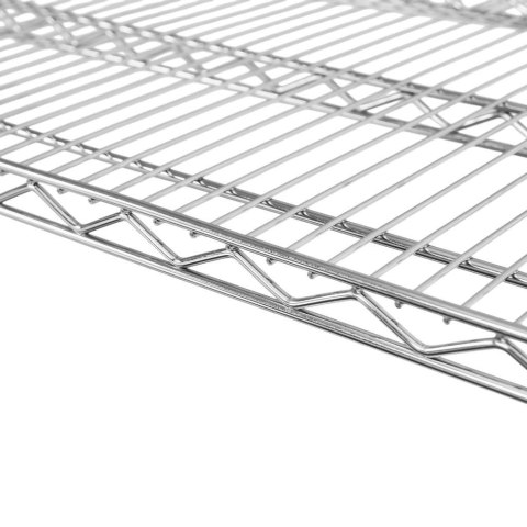 Regał gastronomiczny druciany chromowany 4 półki 90x45x180 MTP006909