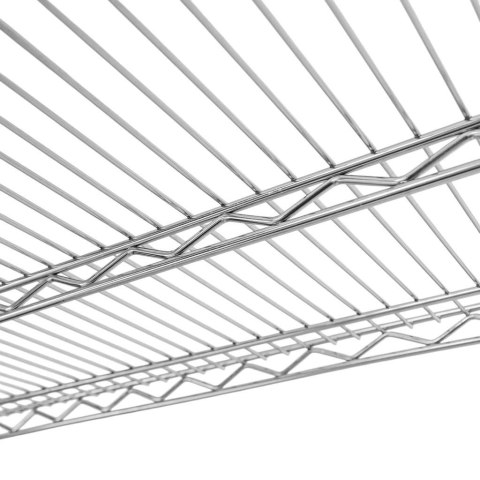 Regał gastronomiczny druciany chromowany 4 półki 90x45x180 MTP006909