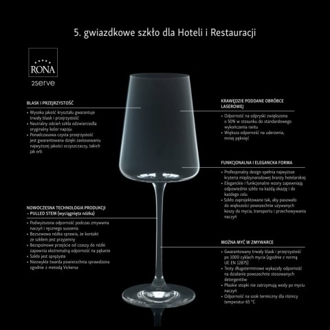 Szklanka wysoka Mode, 430ml RONA