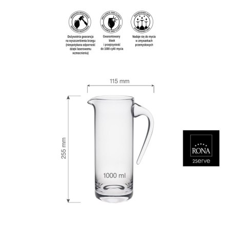 Dzbanek Toscana, 1000ml RONA