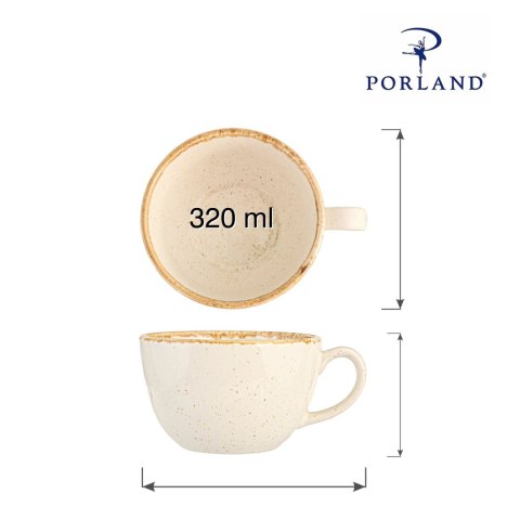 Filiżanka elegancka Sand 320 ml Porland