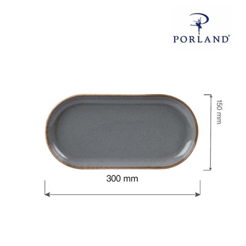 Półmisek owalny Stone 300x150 mm Porland