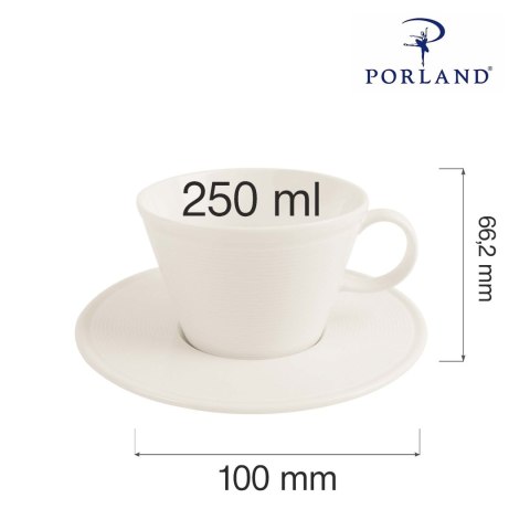Filiżanka elegancka Line 250 ml Porland