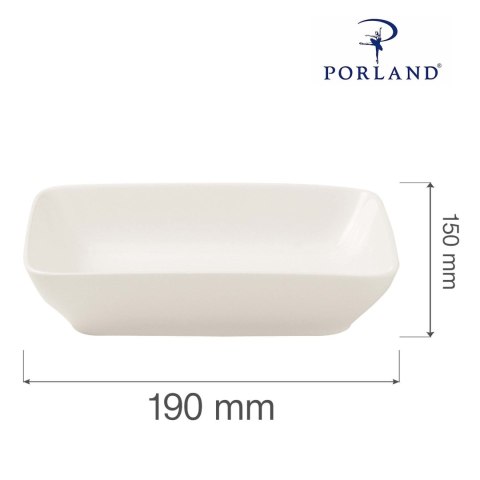 Półmisek do przystawek Dove 190x150 mm Porland