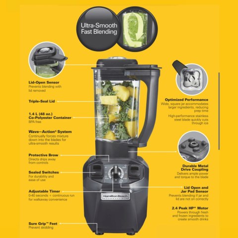 Blender Barmański Profesjonalny HBH455-CE Tango Hamilton Beach