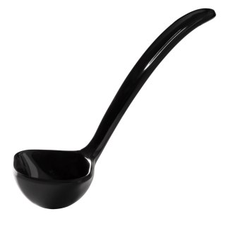 Chochla do sosów z melaminy czarna 40 ml Fine Dine