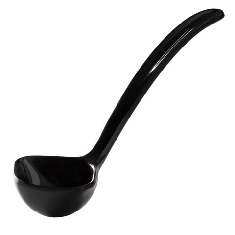 Chochla do sosów z melaminy czarna 40 ml Fine Dine
