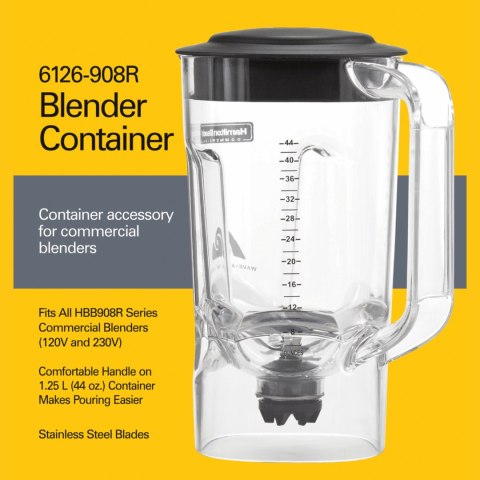 Dzbanek z poliwęglanu o poj. 1,25 L do blendera HBB 908R, Hamilton Beach Commercial Hamilton Beach Commercial